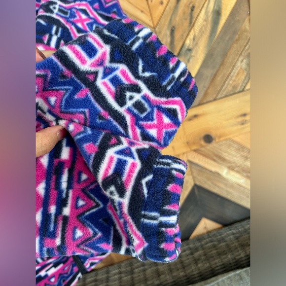 Women’s Columbia Zip Fleece Jacket Geo Shaped Size Small - Picture 4 of 8